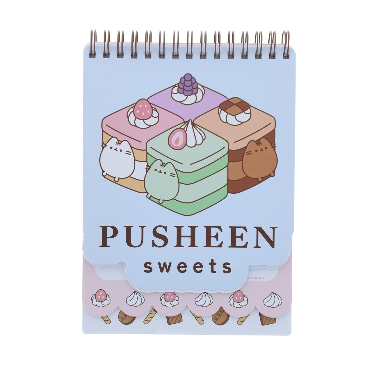 Blueprint Collections Pusheen Layered Notepad | Spiral Notebook for Girls | Cute Kawaii Notepad | Fun Memo Pad for School | Pusheen Stationery Gifts      Unknown Binding