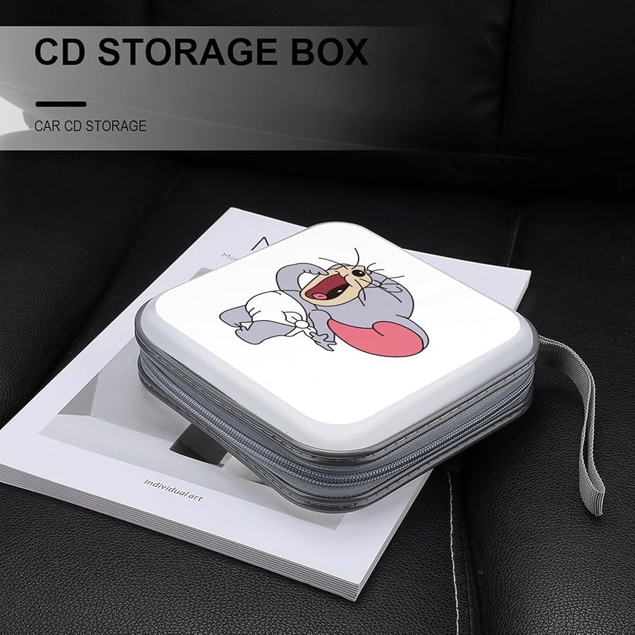 ❤️訳あり大特価❤️ DWE ワールドファミリー ディスク 収納 CDケース Amazon.co.jp: CDケース トムとジェリー かわいい CD/DVD収納