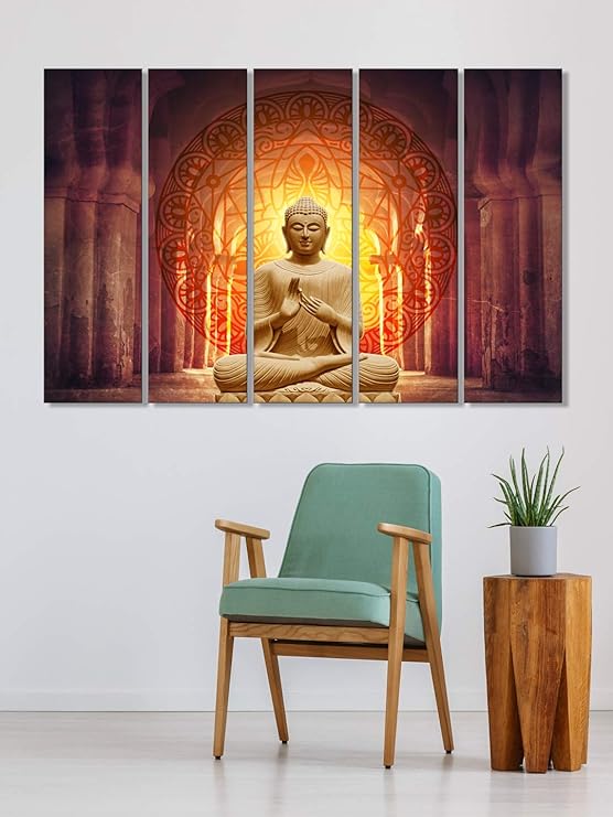 999STORE Multiple Frames buddha wall painting for living room Wall Art