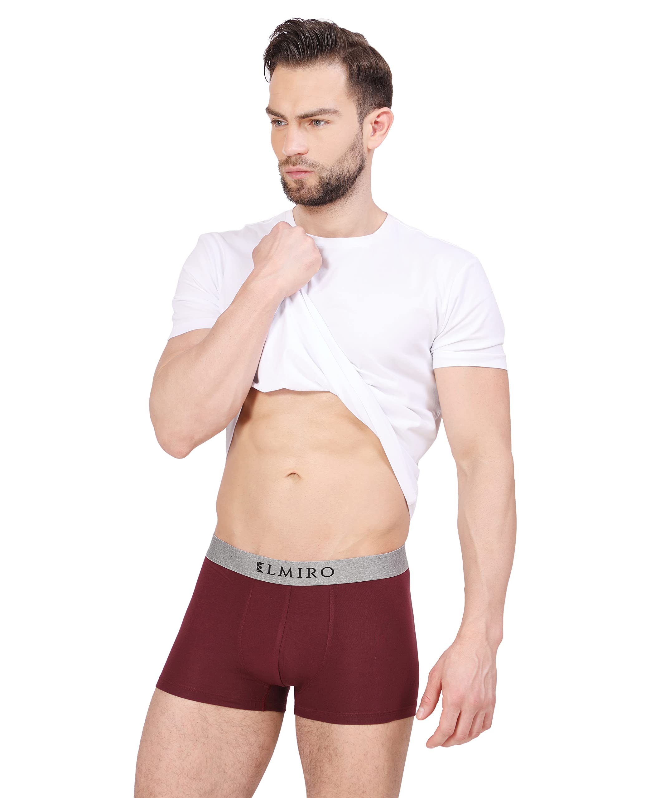 elmiro Men's Underwear Intimo-Tech Antimicrobial Micro Modal Legendary Trunk-picture-32