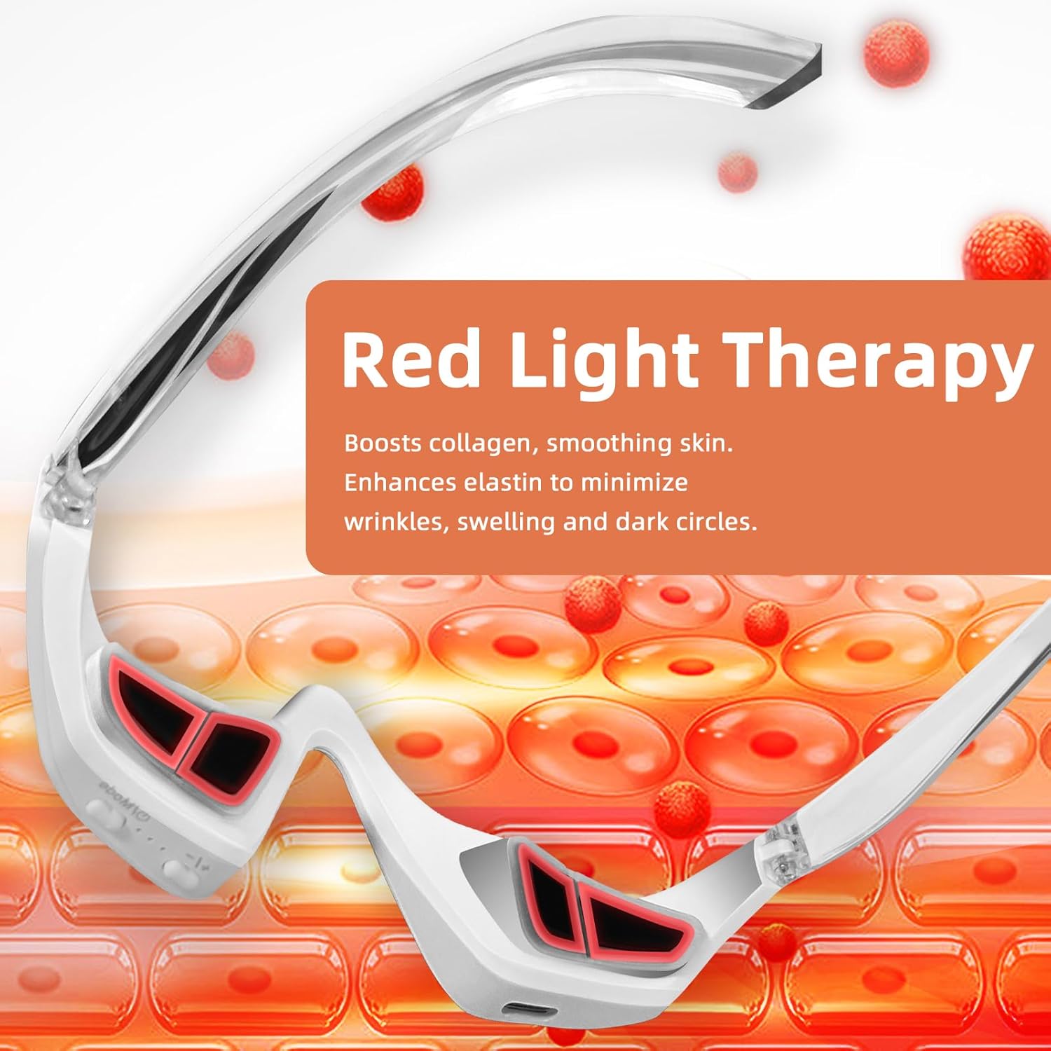 3D Eyelift Device – Red Light Under Eye Therapy with Microcurrent & 3D Fit Design | Reduces Wrinkles, Dark Circles & Puffiness | Silent Operation for Sensitive Skin & Busy Lifestyles - Image 7