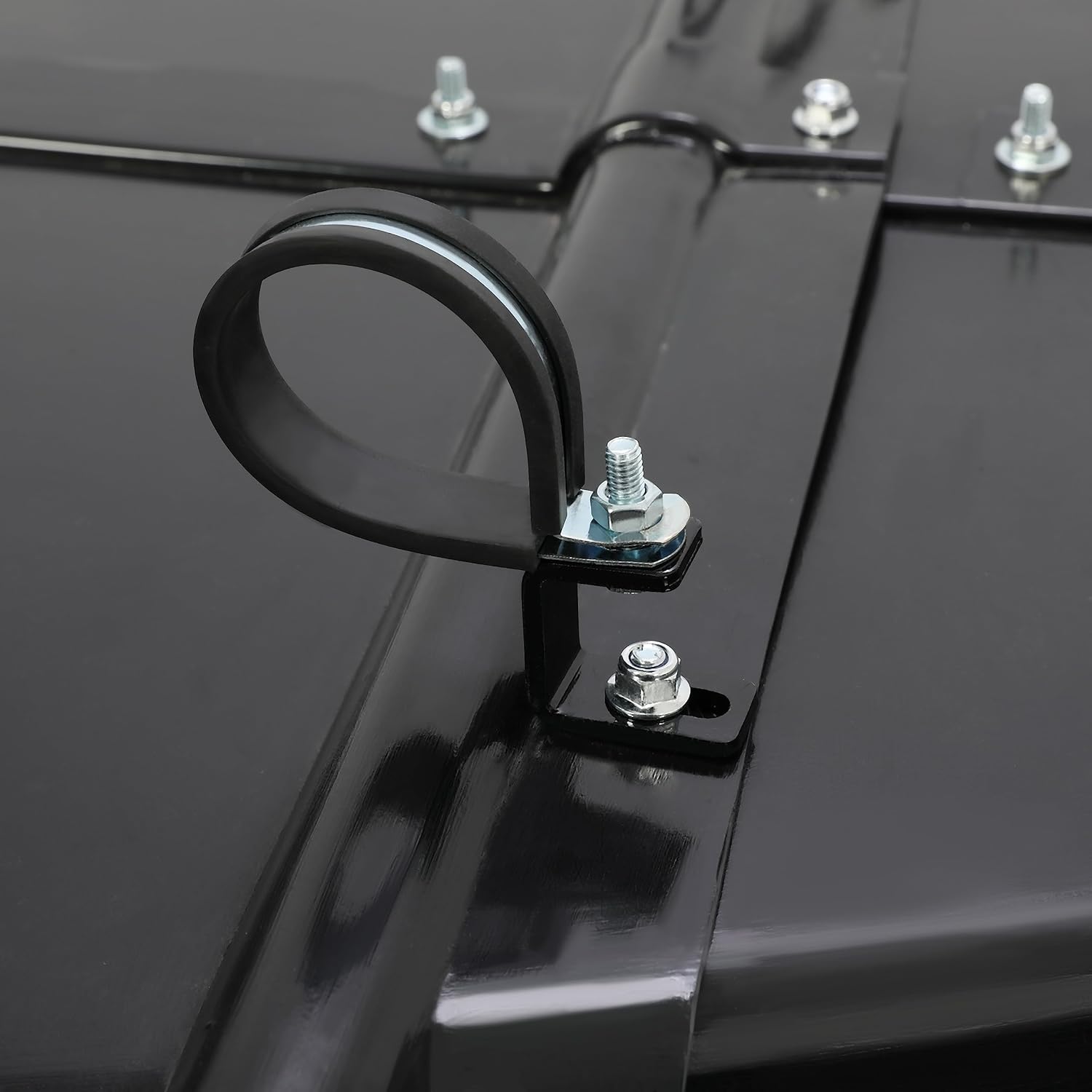HECASA Top Roof Compatible with 2017+ Can-Am Defender MAX HD 7 8 9 10 DPS/XT/XMR/Limited/Lone Star Edition Replacement for 715003038 Black Hard Roof Top Plastic