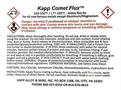 Miniatura 5 de Kit de reparación de soldadura para electrónica soldadura plateada de media onza y paquete de flujo a juego para soldadura eléctricaelectrónica