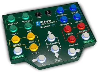 Club Keyboard Elite Series Wireless 20 Button GS Pro Golf Simulator Control Box (Green)