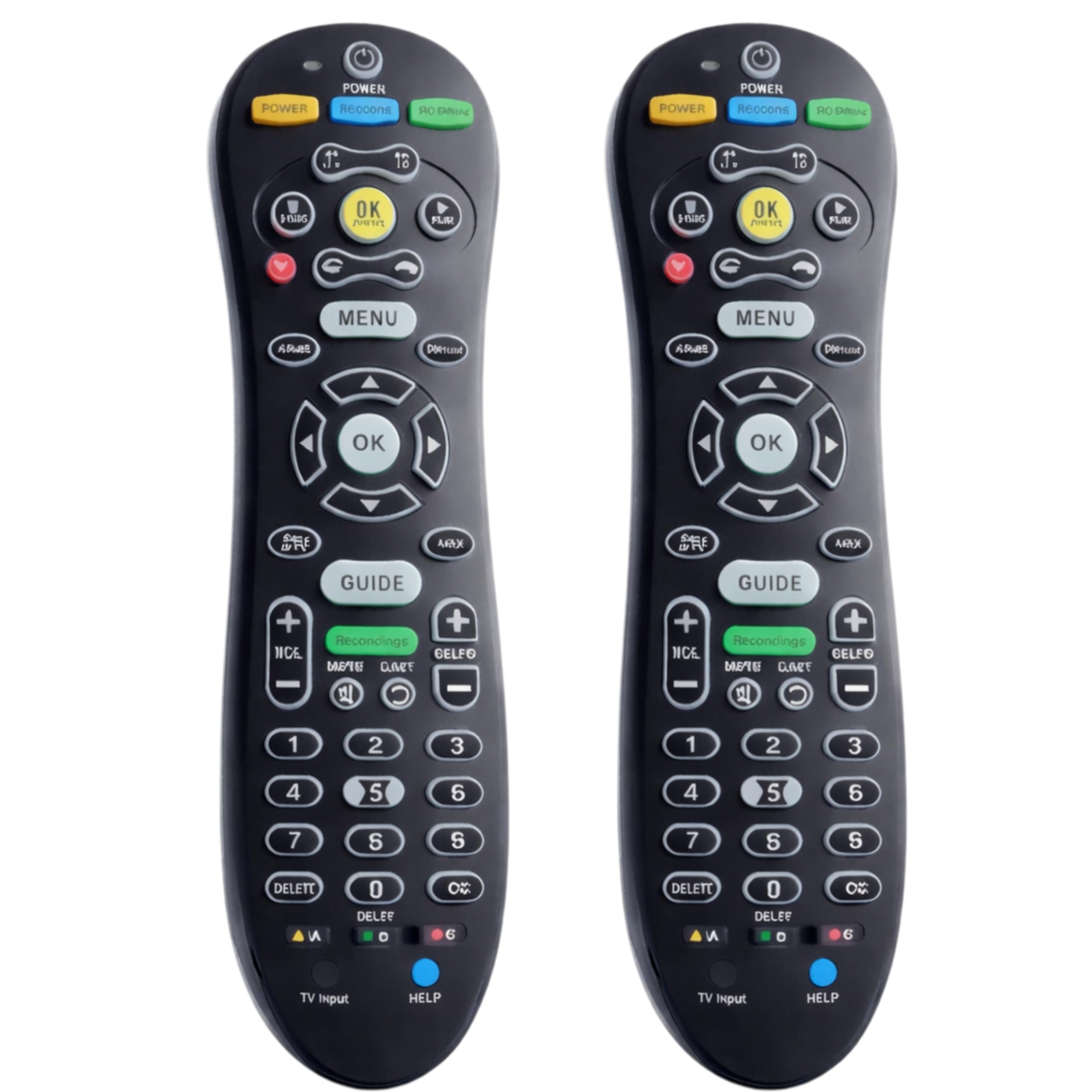 Lot de 2 télécommandes S30-s1b pour Att Uverse - Remplacement universel avec installation facile - Télécommande TV universelle pour un usage quotidien (noir)