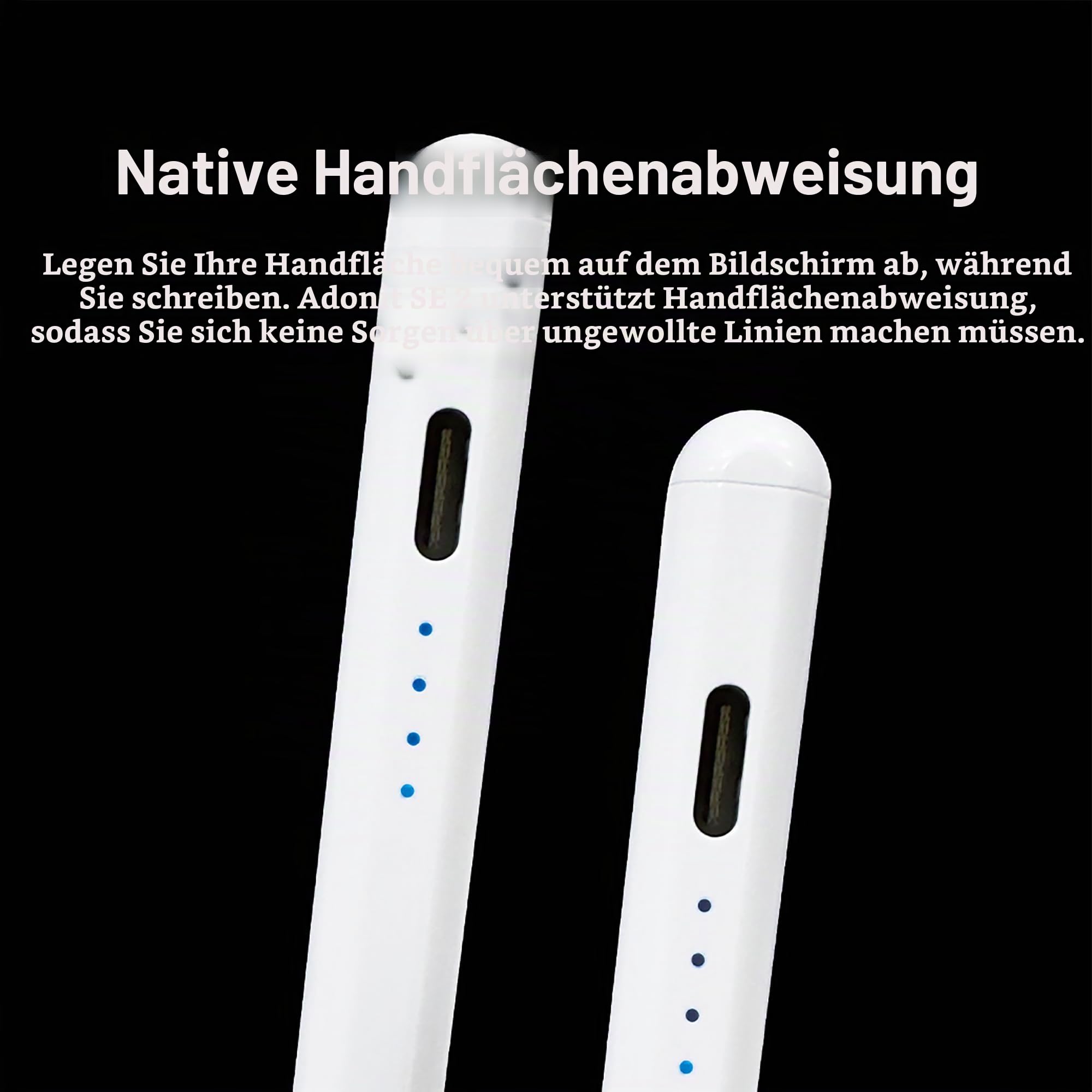 Adonit SE 2 Stylus für Apple iPads - schwarz - ADSE2B (ADSE2B)