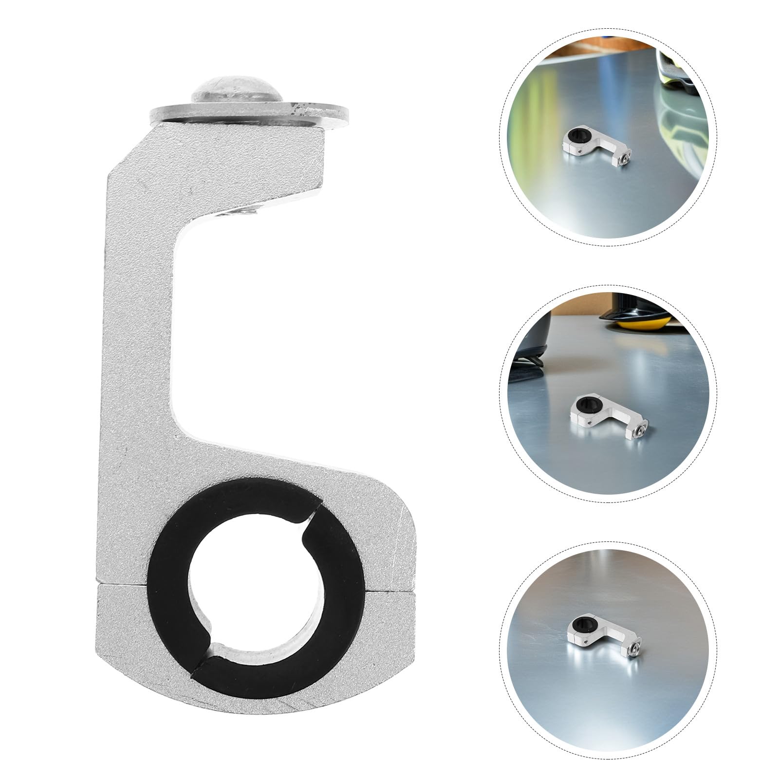 Supporto Paramani per Minimizzare la Resistenza al Vento 2 Pezzi per Moto da Cross in Metallo Argento Design Ergonomico Morsetto per Manubrio 22/28mm Adatto a Dirt Bike