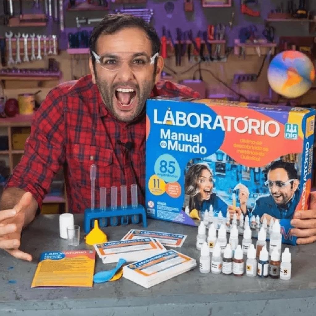 Laboratório Manual do Mundo 85 Experiências, Nig Brinquedos