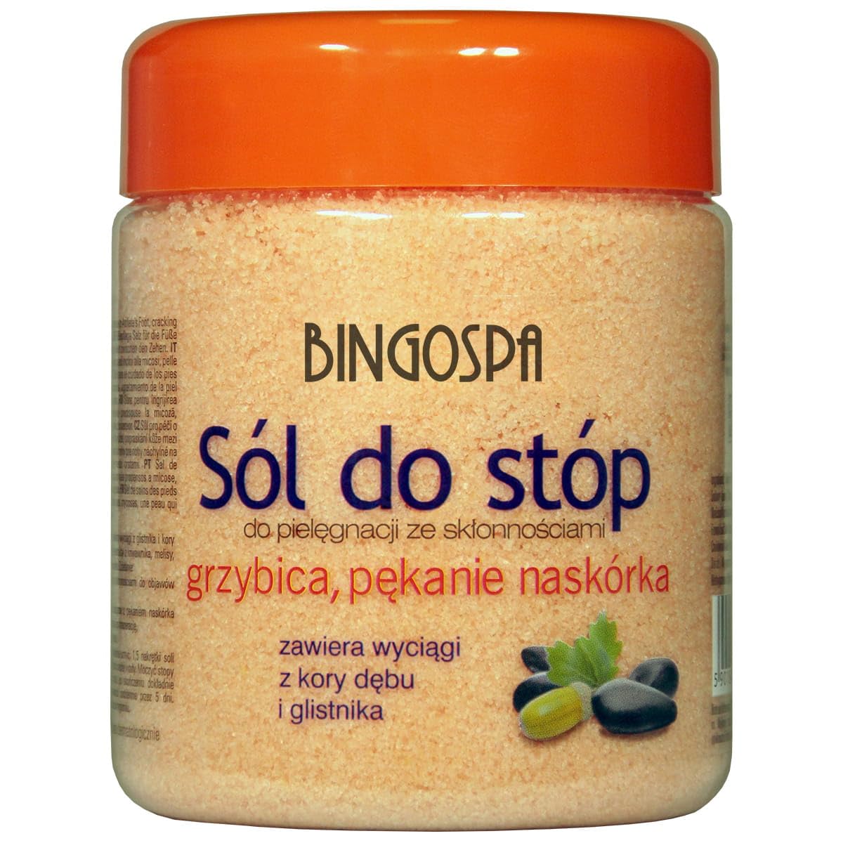 Sale per infezione da fungo, fessure del piede dell'atleta tra le dita dei piedi 550 g BINGOSPA