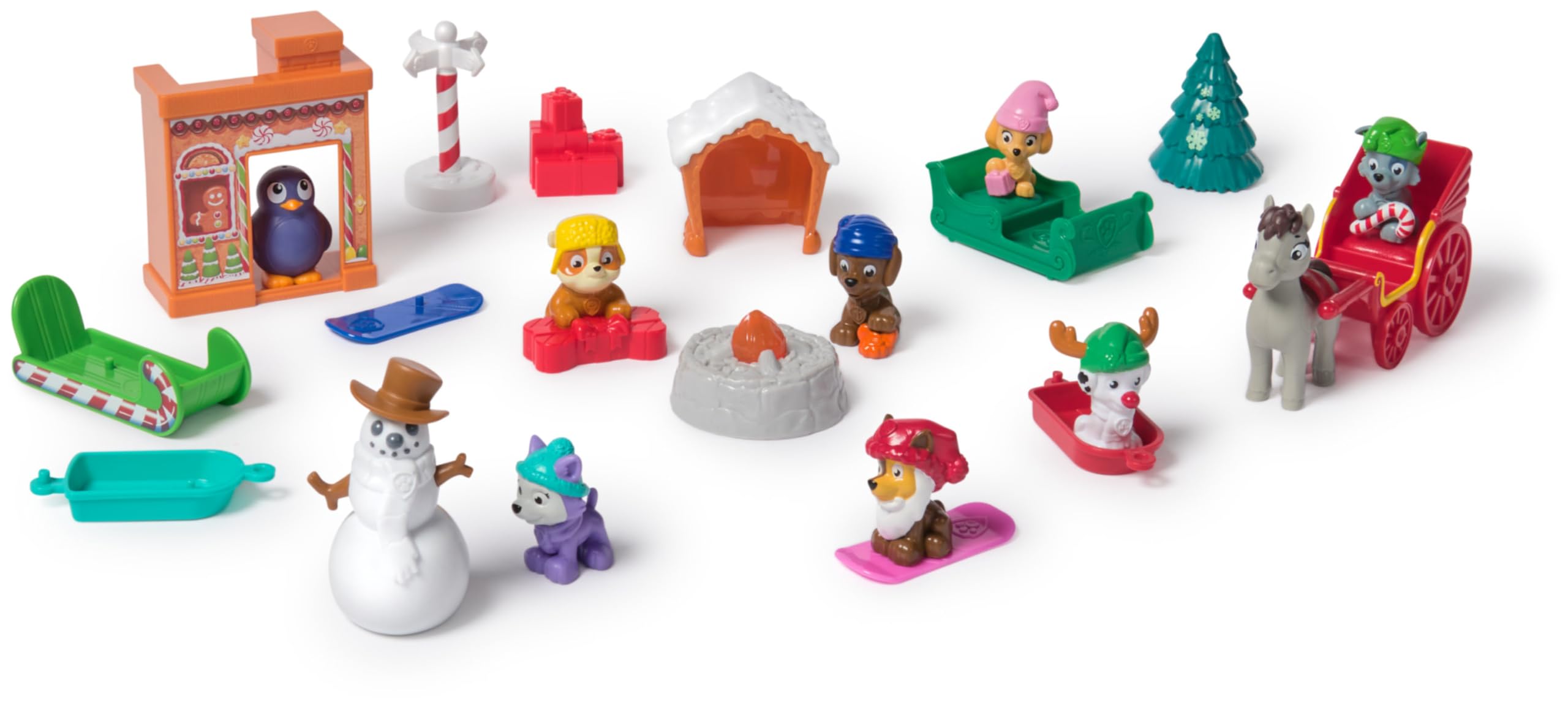 Paw Patrol Patrulla Canina - Calendario DE ADVIENTO 2024 Figuras, Accesorios Y Juguetes - Juegos Infantiles - 6070226 - Juguetes Niños 3 años +