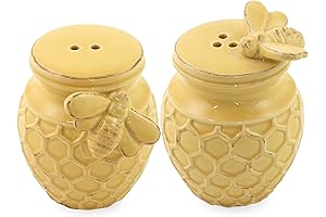 Salt and Pepper Shakers Yellow