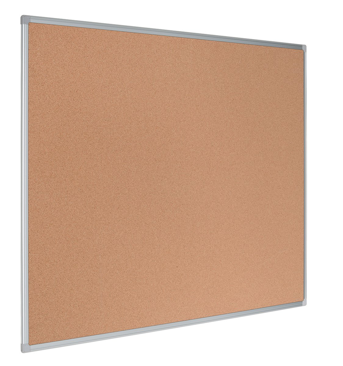 Bi-Office Earth-It Lavagna in sughero professionale, cornice in alluminio, 150 x 120 cm