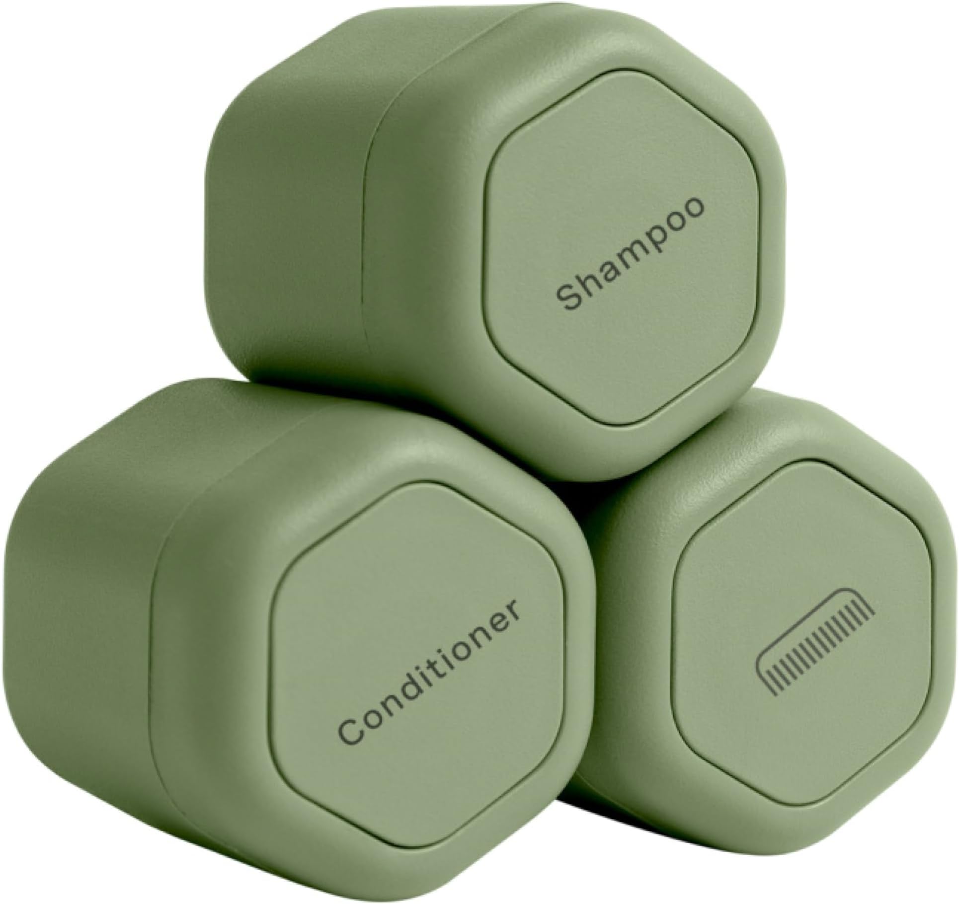 CadenceHaircare Set - Travel Containers - Eucalyptus