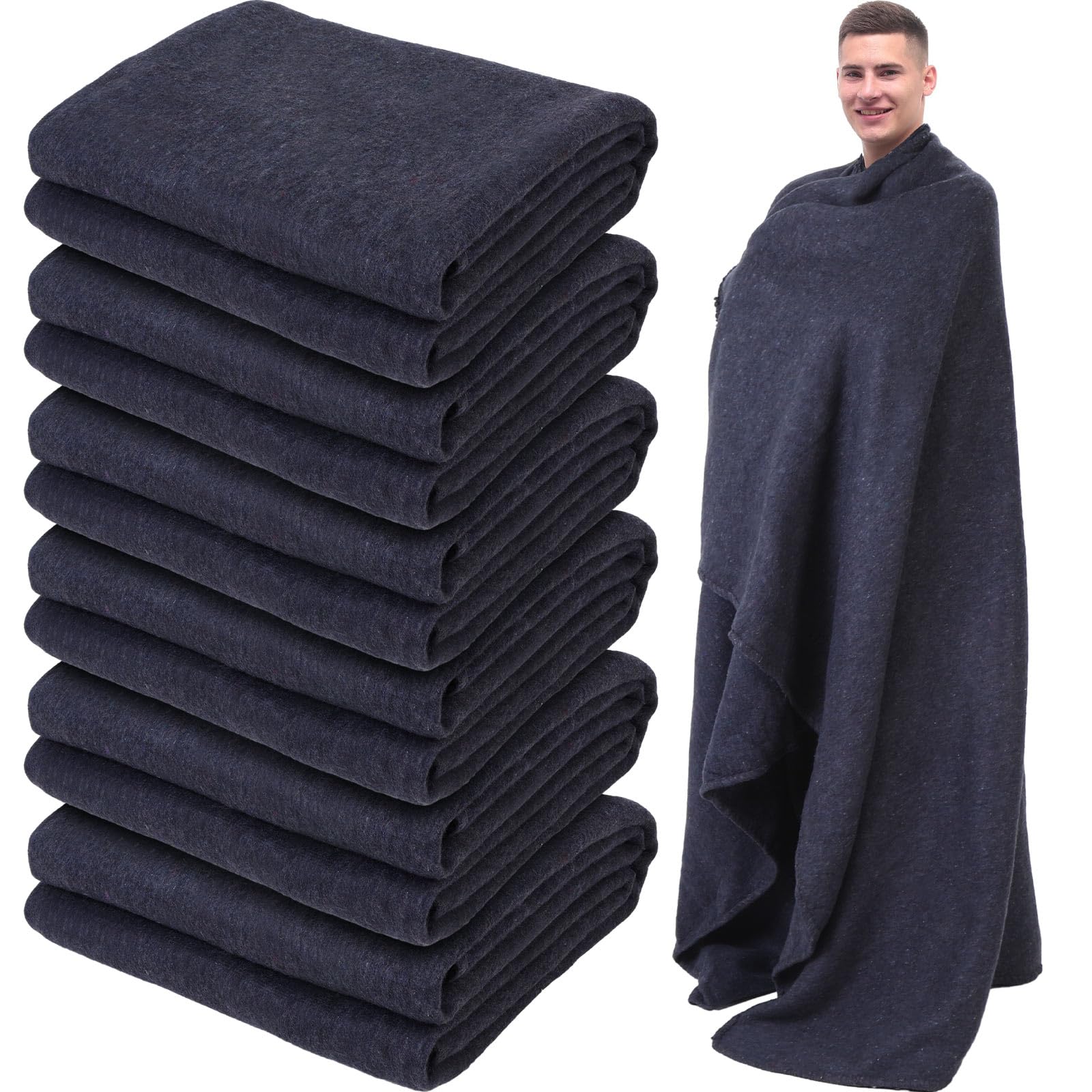 Fire Retardant Emergency Blankets - 6 Pack -1 Fire Retardant Emergency Blankets - 6 Pack -1