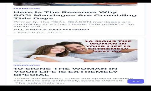 Marriage and Relationship
