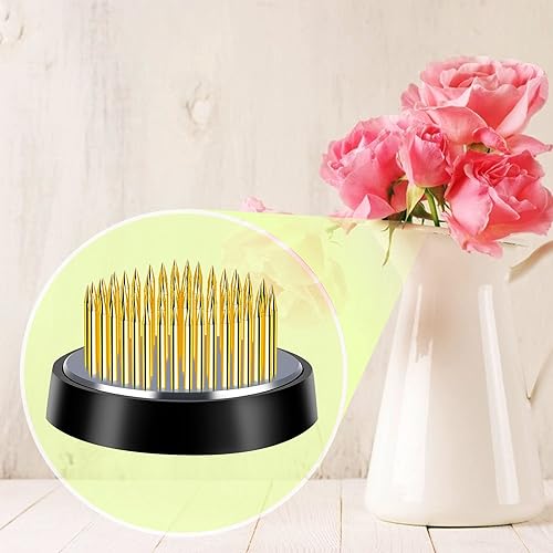 Miniatura 3 de 4 piezas de ranas de flores Kenzans redondo floral alfiler ranas arreglo floral rana arreglo floral soporte de rana herramientas fijas soporte de