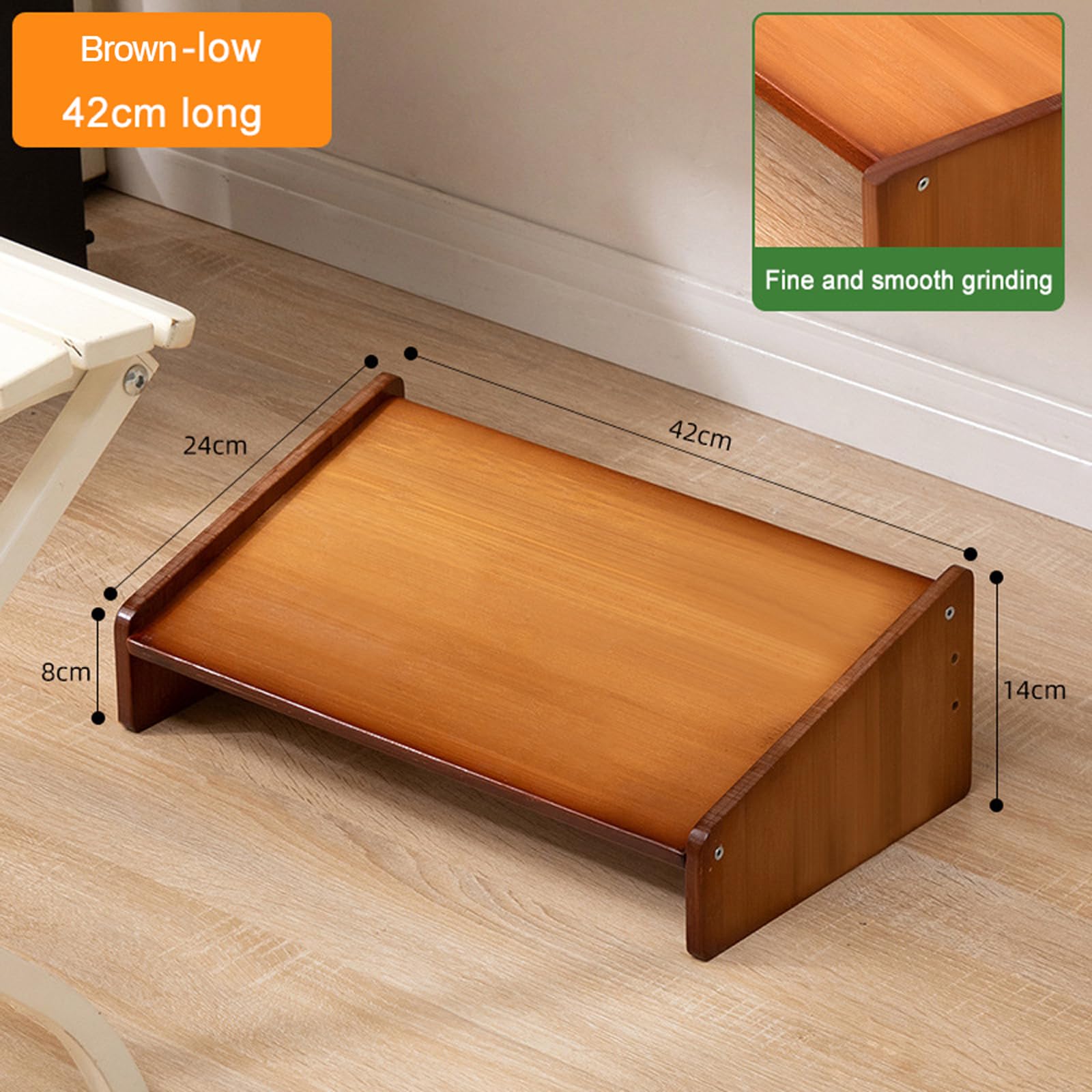 Sgabello Poggiapiedi in bamboo,Regolazione dell'altezza a 3 velocità,Poggiapiedi sotto scrivania ,Poggiapiedi per Ufficio scrivania,Poggiapiedi Ergonomico Da Scrivania,Per La Casa,l'Ufficio