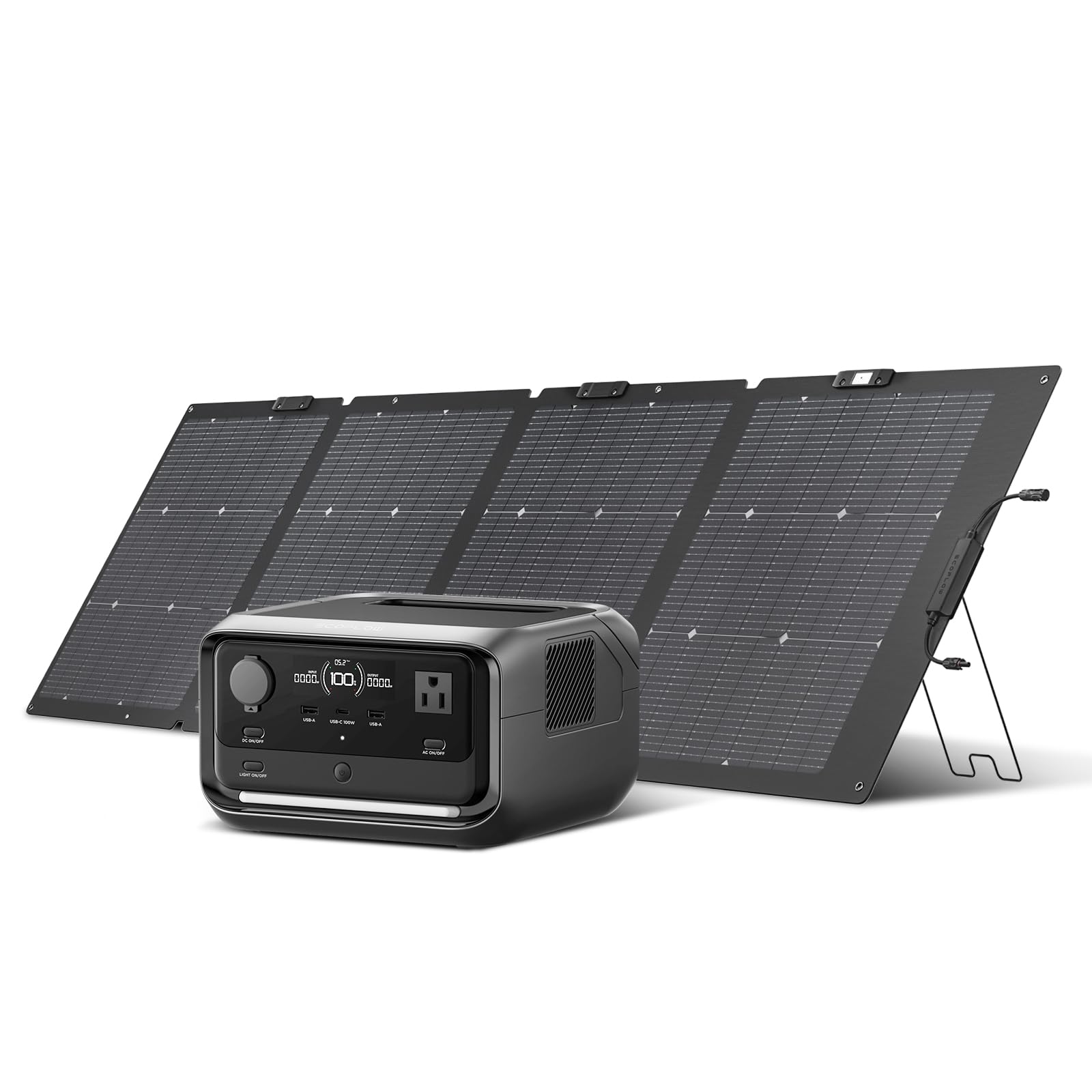 Amazon.com : EF ECOFLOW Solar Generator RIVER 3 Plus with 220W