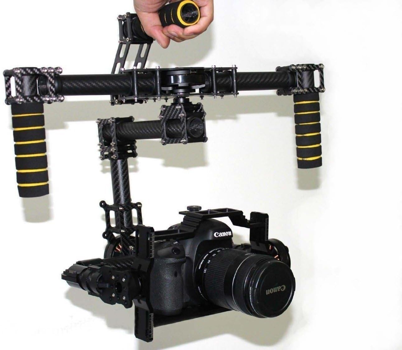 Yiguo Brushless 3-Axis HHG5D EagleEye Dslr Camera Handheld Gimbal Carbon Fiber Camera Mount Stabilizer