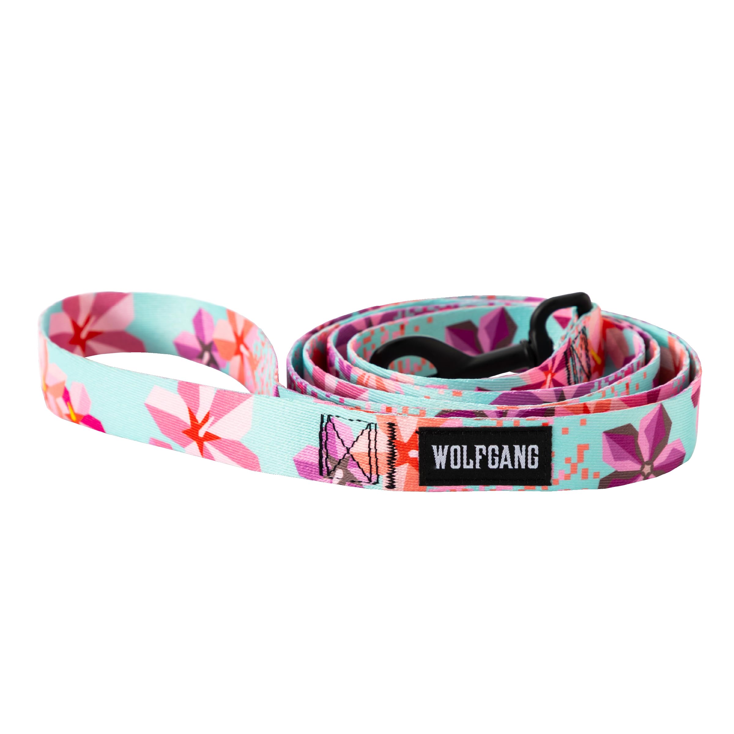 Wolfgang Heavy Duty Dog Leash, Pull-Tested to Over 800 lbs for Walking & Training, DigiFloral Print, Large โ image 1