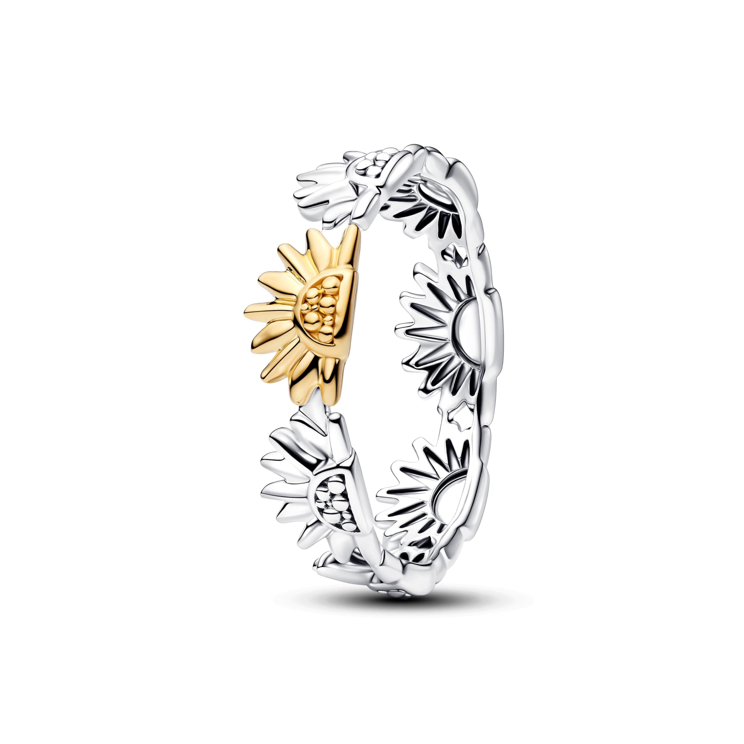 PANDORA Damenring Zweifarbig Sonnenblume 164702C00