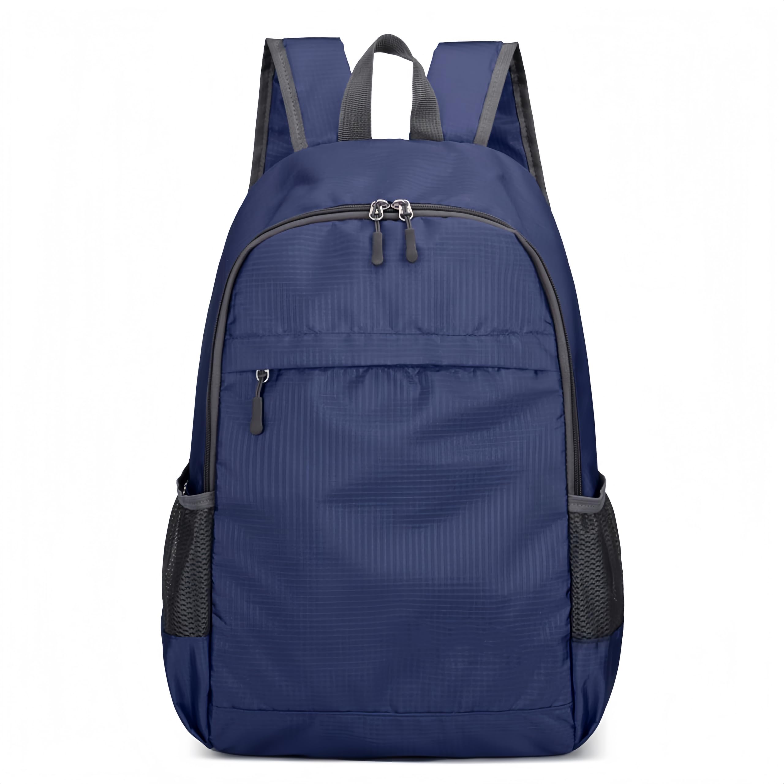 YYKSYDPT Lightweight Foldable Backpack for Mens Womens,Waterproof Hiking Daypacks,Packable Rucksacks Mountaineering Climbing Travelling Outdoor Camping Cycling Walking Biking (Dark blue)