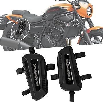 For Eliminator SE 400 450 500 SE E400 E450 E500 Motorcycle saddle bag waterproof triangle hard shell frame side hanging bag storage bag Eliminator