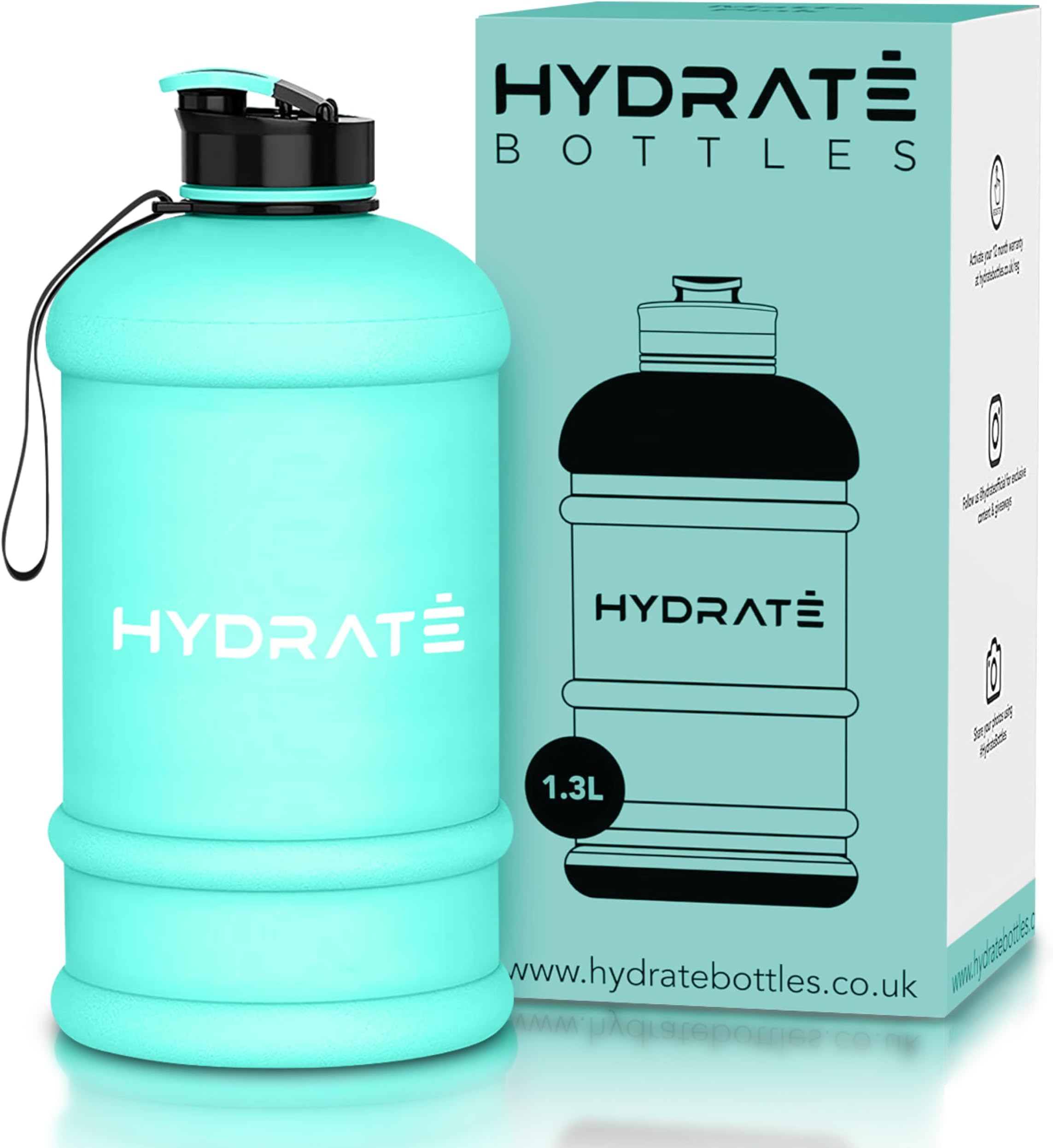 Hydrate 1.3 litre water bottle