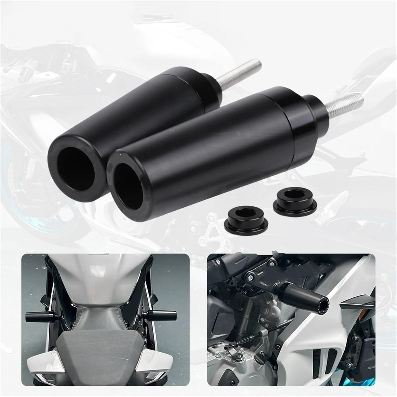 Pasuje do CFMOTO 675NK 675SS 675SR 675SR-R Rama owiewki Crash Slider Stojak na szpulę wahacza 675 SRR Osłona Podwozia Motocykla owiewki osłona(Frame Wheel Slider)