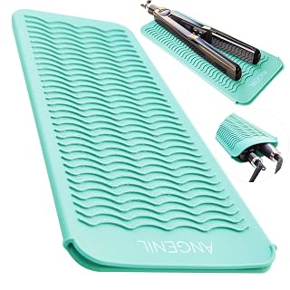 ANGENIL Professional Heat Resistant Silicone Pouch for Cordless Flat Iron and Curlers in One, Hair Dryer, Hair Dryer, Curling Iron Clips, Gifts for Women