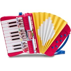 Acordeon Electrico Bontempi | StrapsHarmony - Fisarmonica a 17 Tasti con Tracolla per unEsperienza Musicale Libera e Coinvolgente, 210x120x210 mm