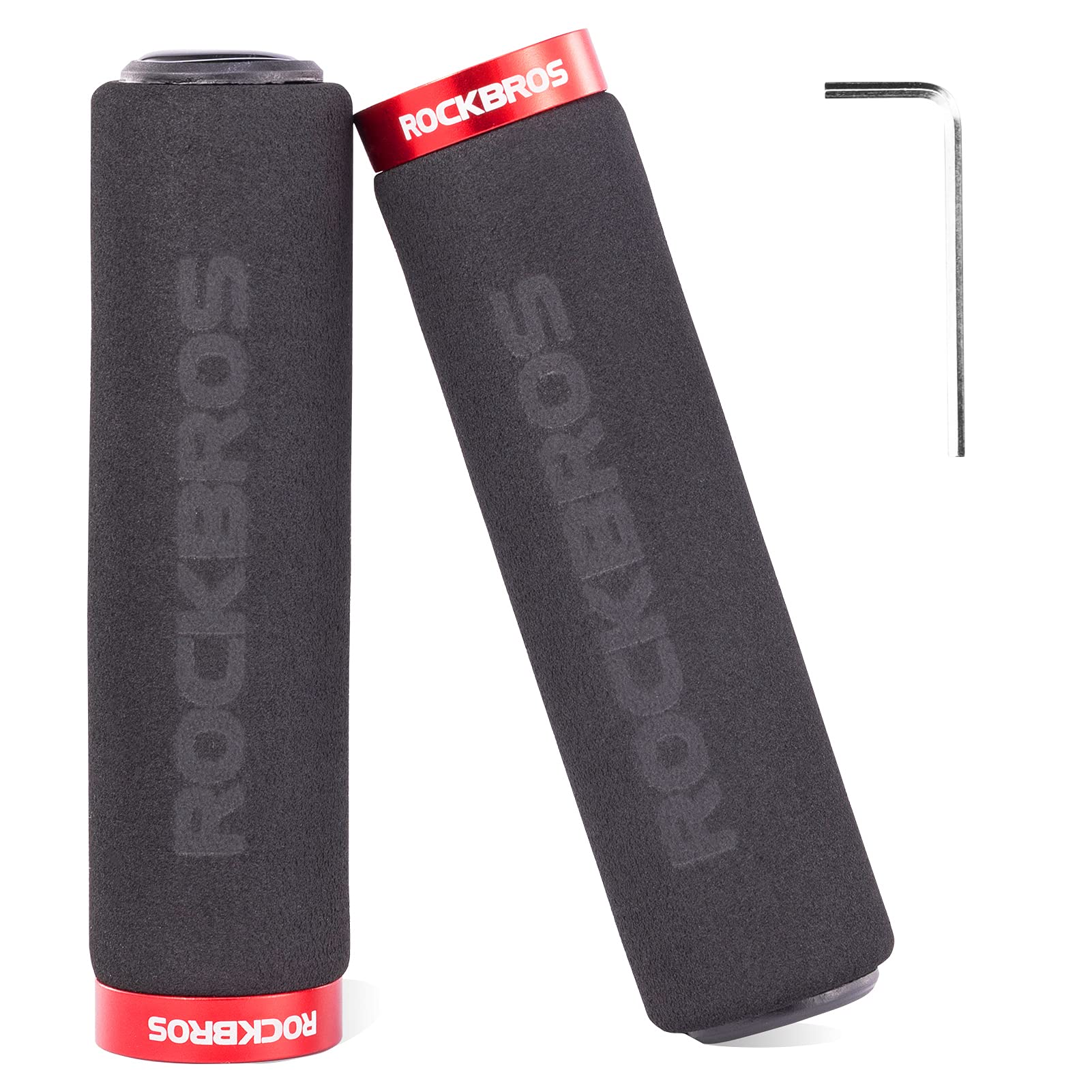 Rock Bros Bike Grips Foam Single Lock On Bicycle Handle