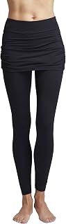 TLC Sport Damen weiche,klassische Taille Rüschenhose mit Überrock