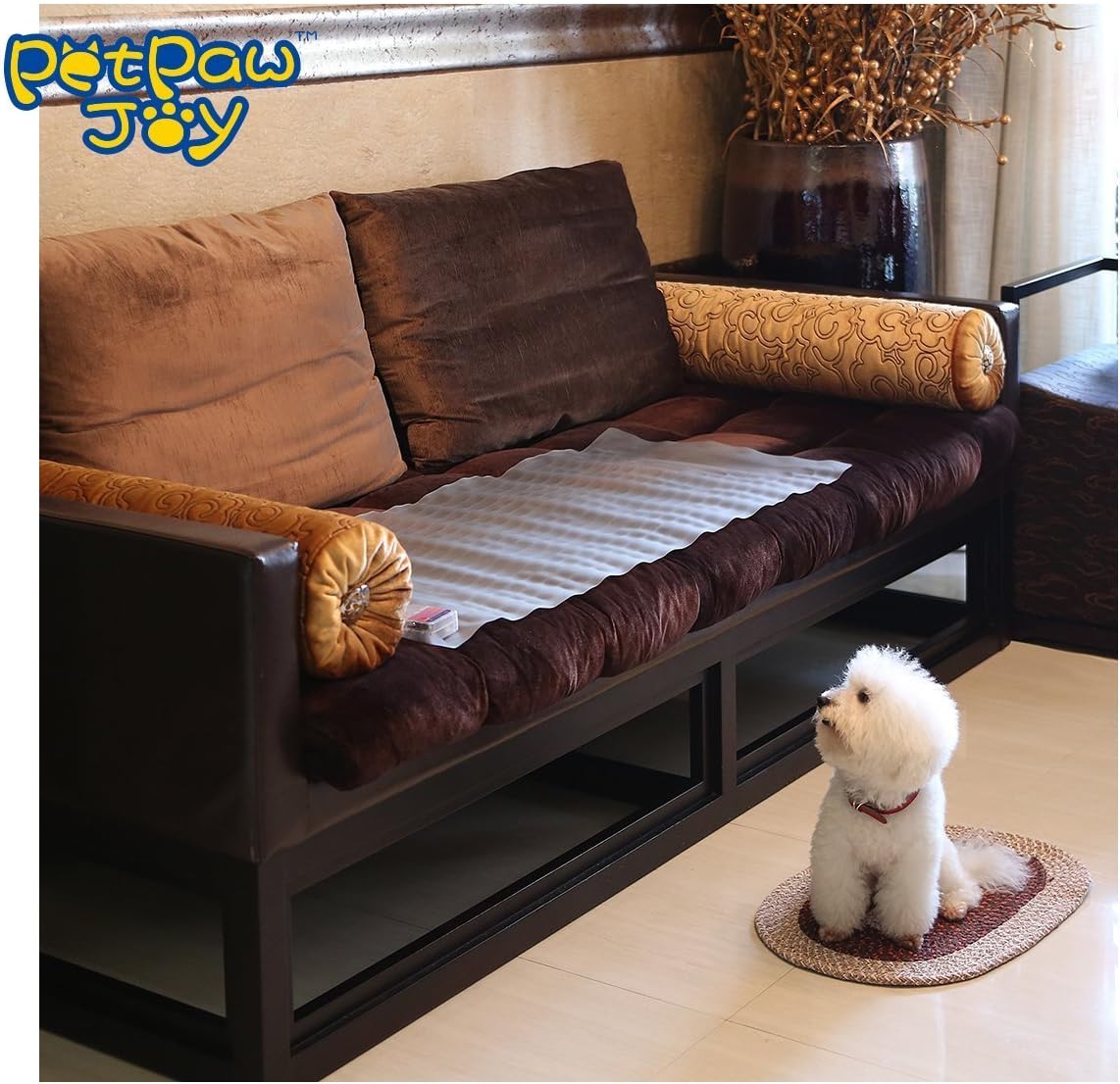 Cat Shock Mat, Dog Shock Mat Pet Training Mat Electronic Waterproof Pet Shock Mat 30x16 Inches Pet Repellent Furniture Couch Mat for Dogs Cats