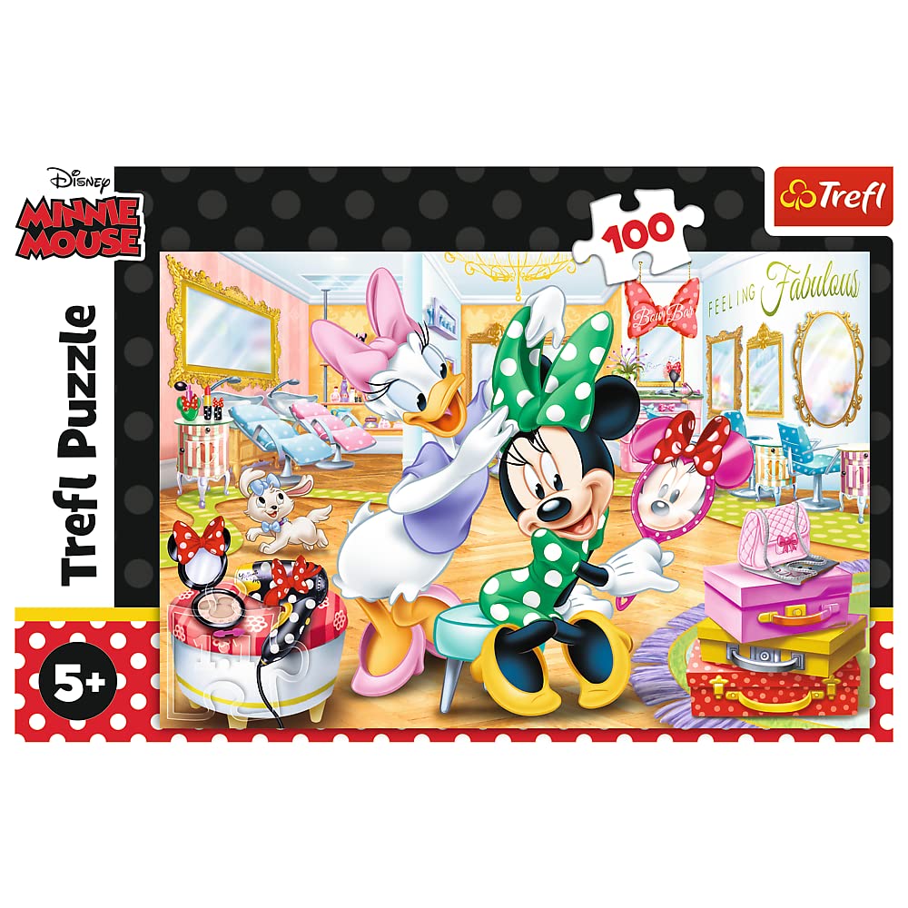 Amazon.com: Trefl - Minnie Mouse - Minnie at a Beauty Salon - 100