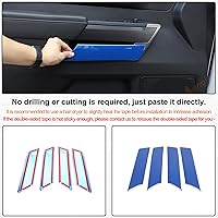 Vista 4 de Aunginsy Tira de Embellecedor para Puerta Interior Compatible con Toyota Tundra 2022+/Sequoia 2023+ Cubierta Decorativa Protectora para Manija