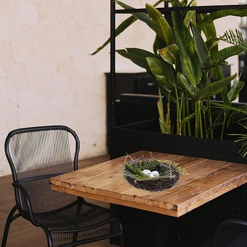 1 Set Easter Bird Nest Decor - Artificial Bird Nest Store Decor for Fake Eggs, Yard, Garden, Home, Wedding, Christmas, Party