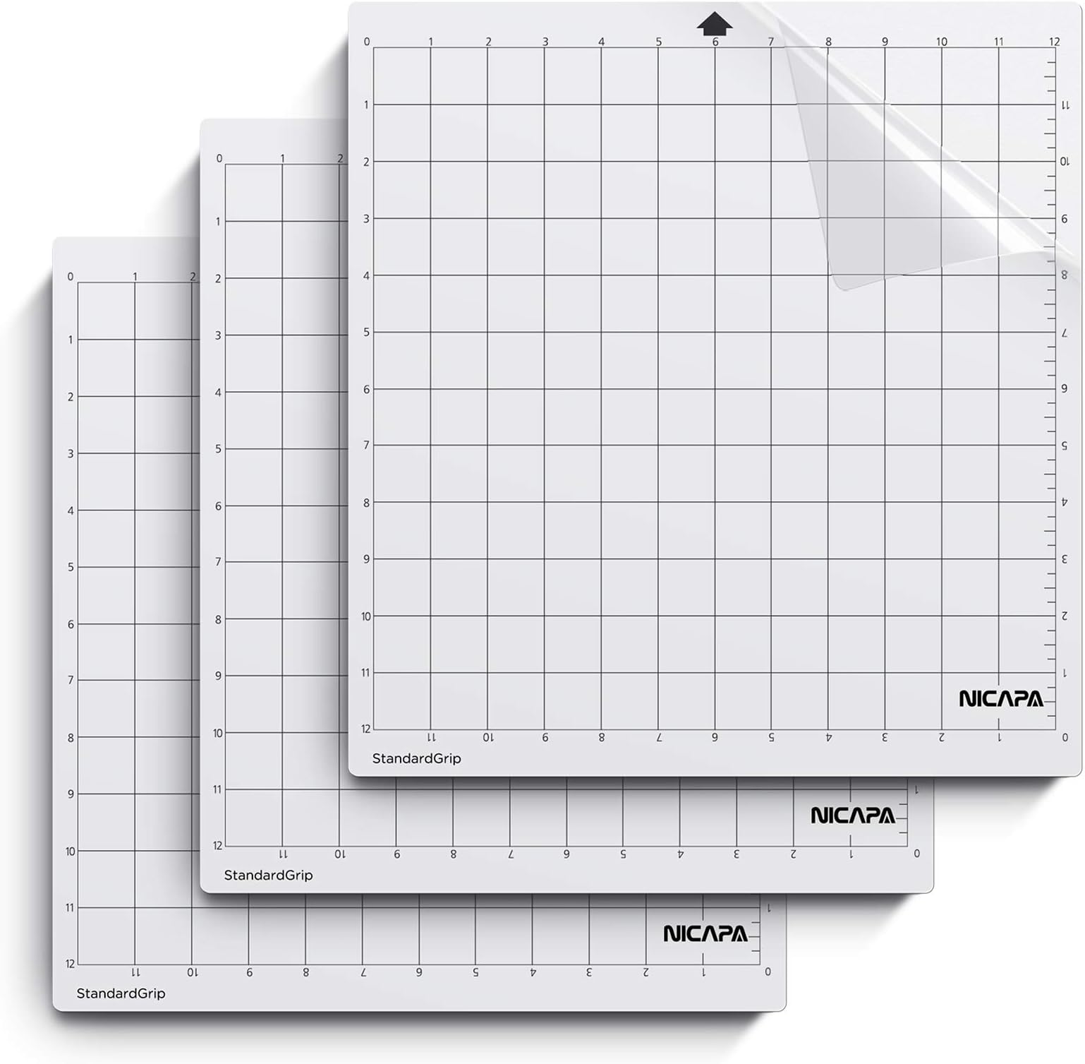 Nicapa Replacement Cutting Mat, 12 by 12-inch (3 Pack)