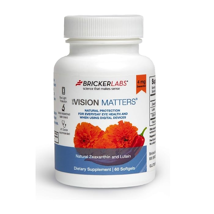 Buy Bricker Labs Vision Matters Vision Supplement, Natural Lutein and