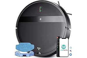 High-Tech Robot Mop And Vacuum: Tangle-Free Solution