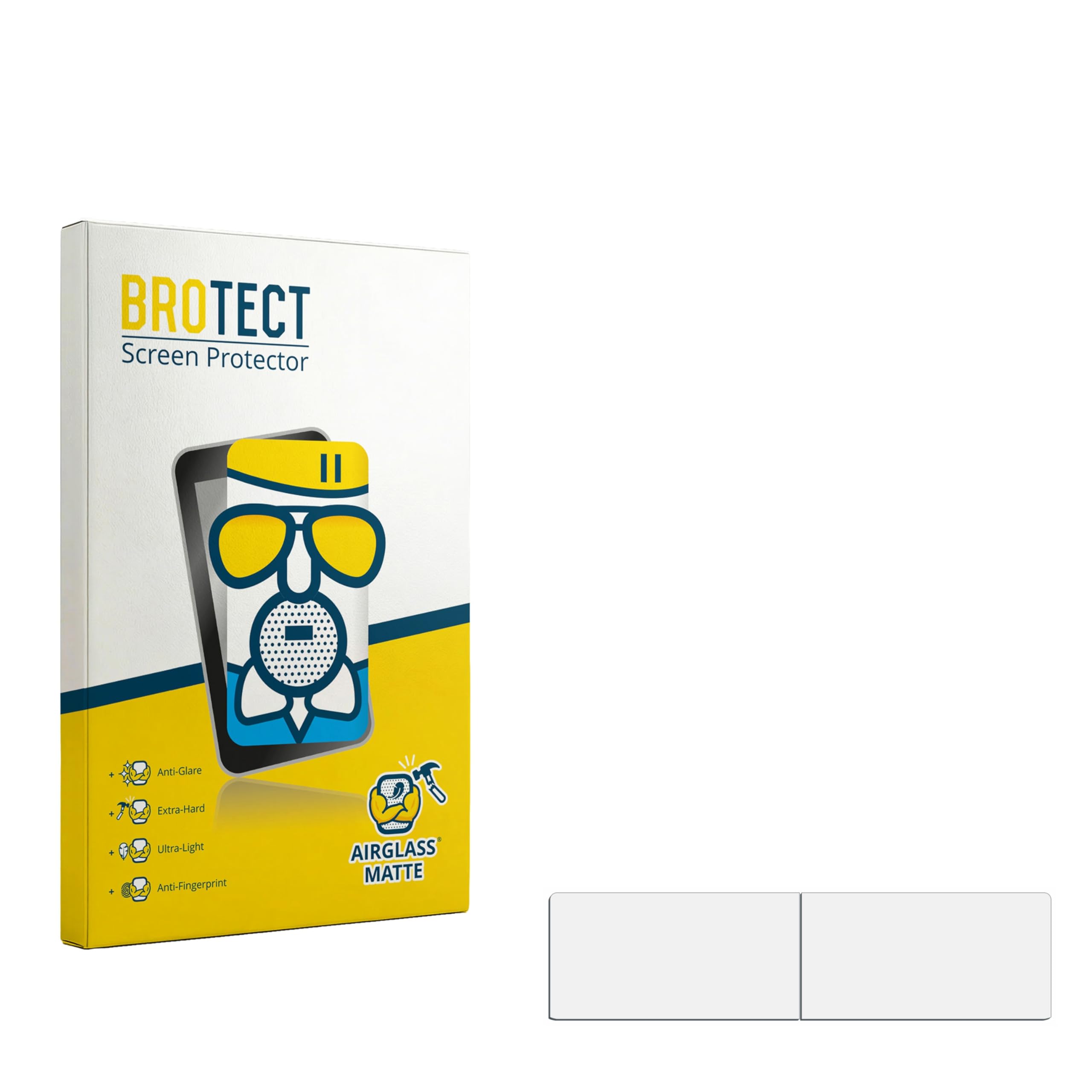 brotect Pellicola Vetro Opaca per Xpeng G9 2024 Protezione Schermo [Anti-Riflesso, Durezza 9H]