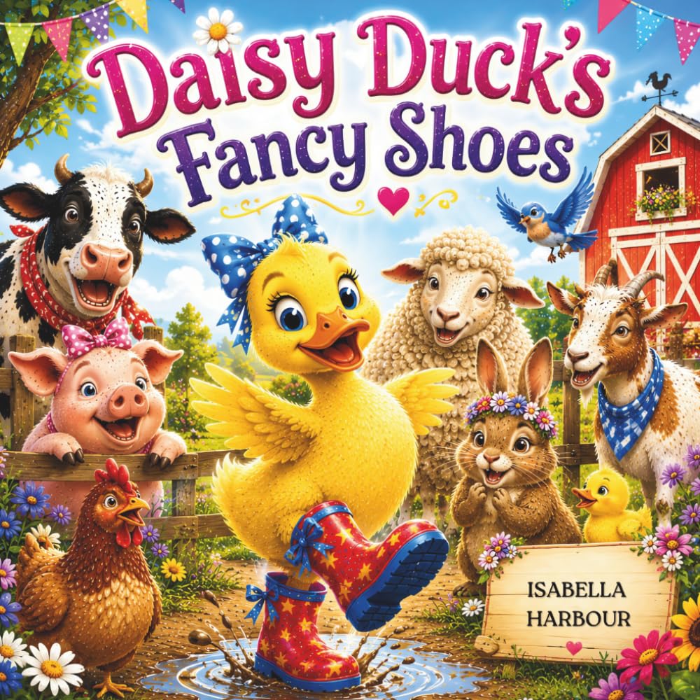Daisy Duck’s Fancy Shoes: A Cheerful Farm Adventure Filled with Boots, Bows, and Barnyard Friends for Ages 3-5