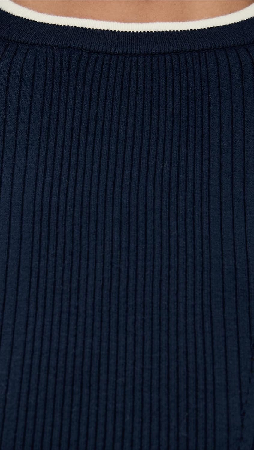 rag & bone Women's Kassy Rib Short Sleeve Tee - Image 6