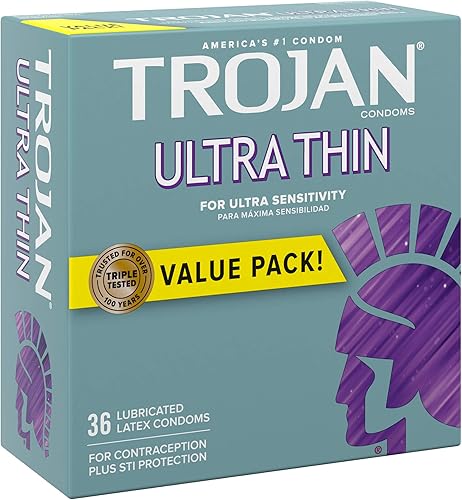 Miniatura 7 de Trojan preservativo Sensibilidad Ultra Delgada lubricado 36 unidades