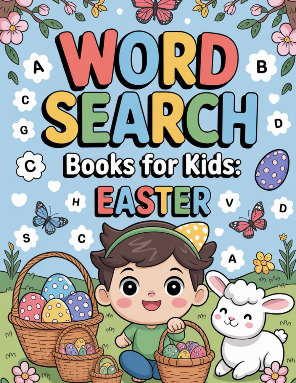 Word Search Books for Kids: Easter: Clever Activity Companion for Advanced with Bunny Season Theme