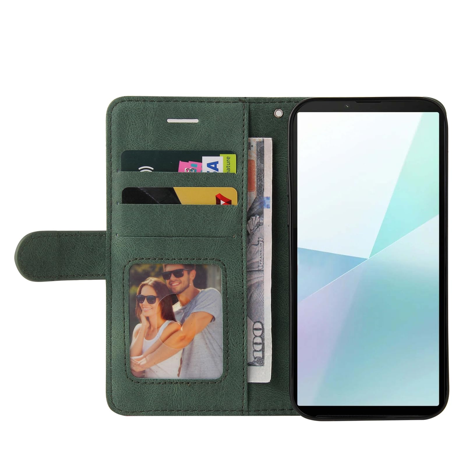 CXTcase for Sony Xperia 10 VI Case, Wallet PU Leather Flip Folio Case Cover with Card Holder Slots Magnetic Closure - Image 2