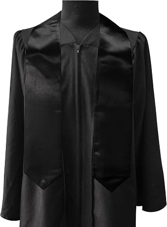 GraduationMall 24 Pieces 72 Inch Plain Graduation Stole Bulk Sublimation Blank Honor Graduation Sash Unisex Adult