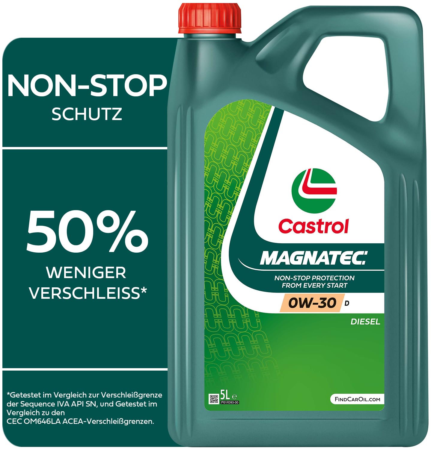 Castrol MAGNATEC 0W-30 D Motoröl, 5L