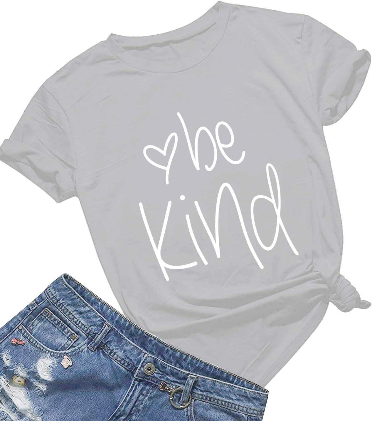 Mom's careBe Kind T Shirts Women Cute Graphic Blessed Shirt Funny Inspirational Teacher Fall Tees Tops