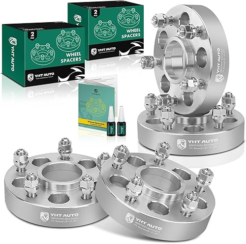 Miniatura 10 de YHTAUTO 4 adaptadores de rueda centrados de cubo de 5x4.5 a 5x5 de 1.5 pulgadas, se adapta a XJ, ZJ, KJ, KK, TJ, YJ, Explorer, Mustang, Ranger, Town